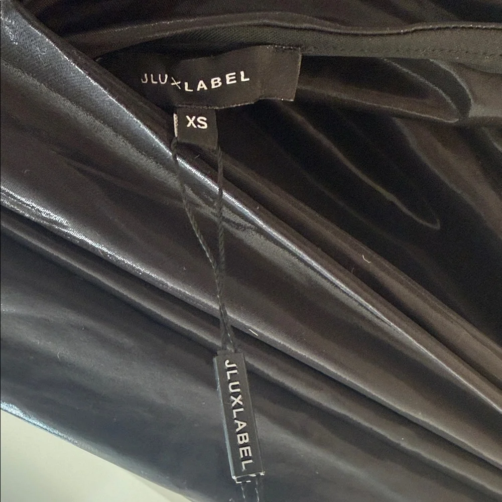 JLUXLABEL Black Bryanna Metallic Maxi Dress - Picture 6 of 6